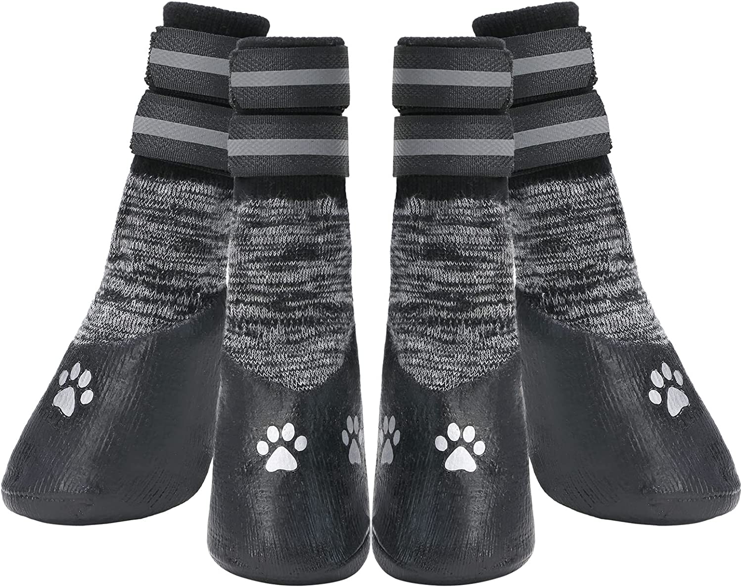 Socks for the Dog Anti-Slip Dog Socks with Adjustable Strap for Indoor Hardwood Traction Control